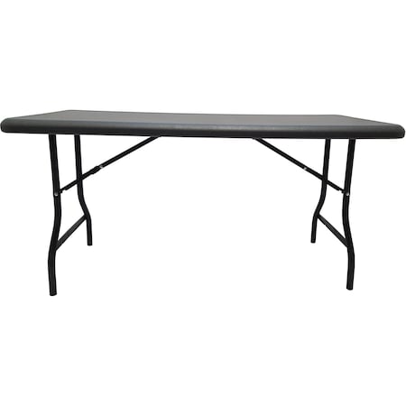 Iceberg IndestrucTable Industrial Folding Table, Charcoal Top, 30 in W x 60 in L x 29 in H ICE65217